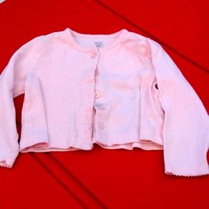 Pink cardigan 18months